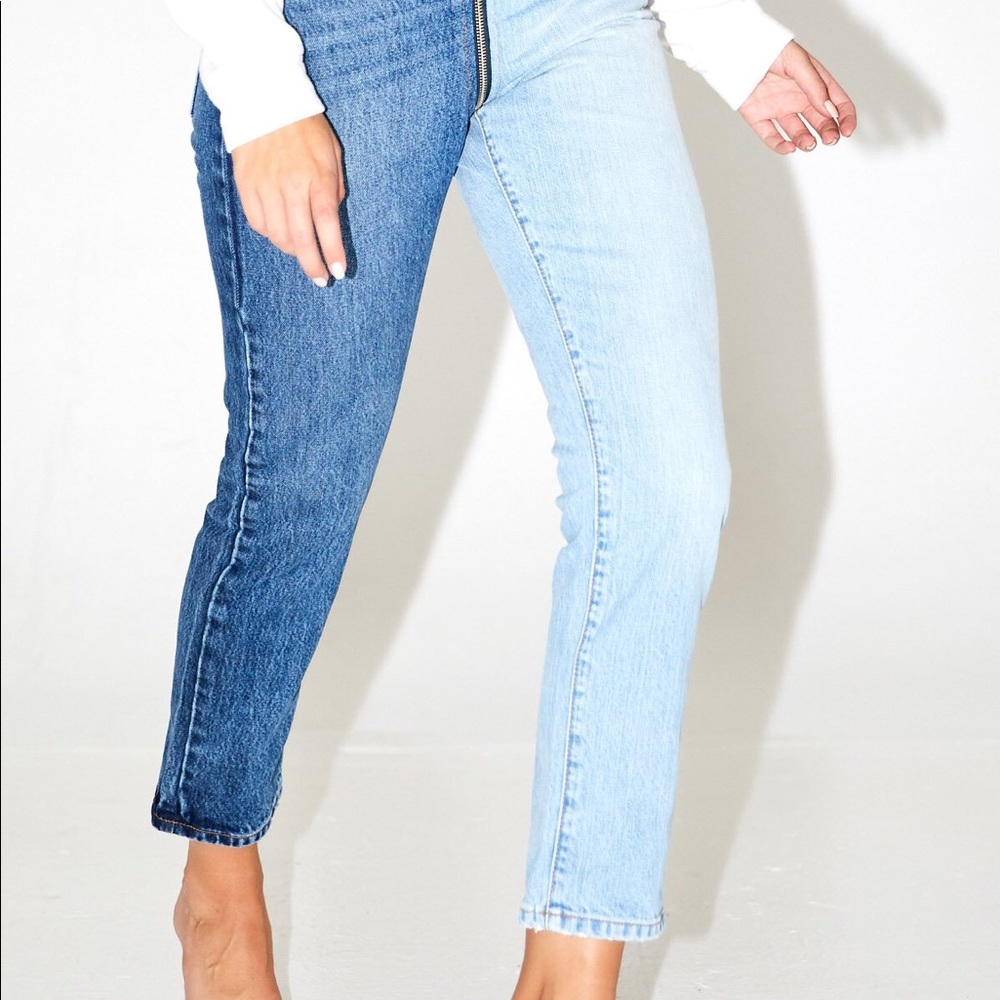 Revice two toned (yin yang) jeans!